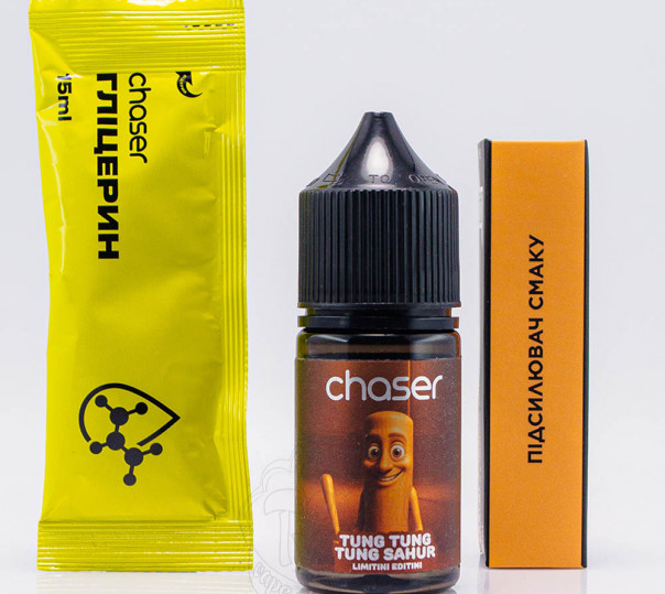 Жидкость Chaser Limitini Editini Salt Tung Tung Tung Sahur 30ml 50mg со вкусом лесных ягод и хвои (набор компонентов)