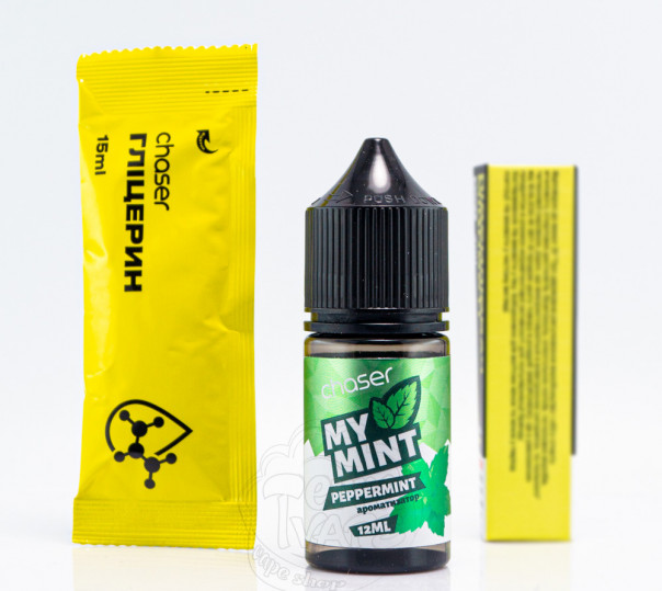 Жидкость Chaser My Mint Salt Peppermint 30ml 65mg со вкусом перечной мяты (набор компонентов)