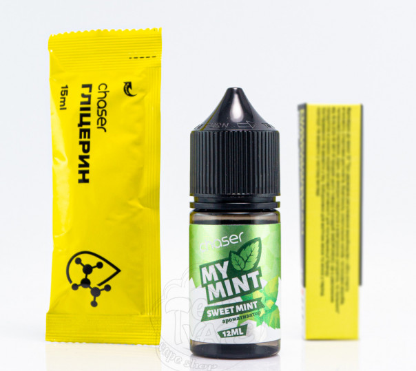 Жидкость Chaser My Mint Salt Sweet Mint 30ml 50mg со вкусом сладкой мяты (набор компонентов)