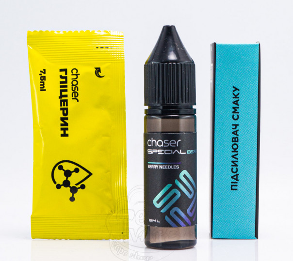 Рідина Chaser Special Berry Salt Berry Needles 15ml 50mg зі смаком ягід з хвоєю (набір компонентів)