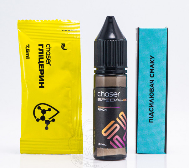 Рідина Chaser Special Berry Salt Punch 15ml 50mg зі смаком фруктово-ягідного пуншу (набір компонентів)
