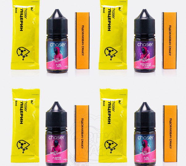 Жидкость Chaser Squid Game Salt 30ml (набор компонентов)