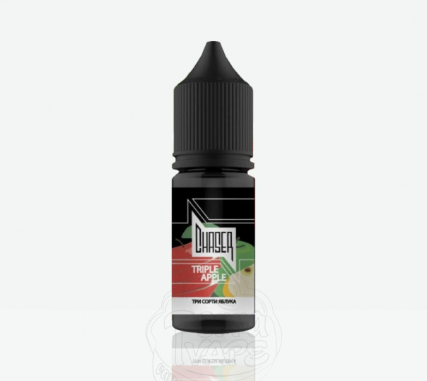 Жидкость Chaser Black Salt Triple Apple 15ml 30mg на солевом никотине со вкусом яблок