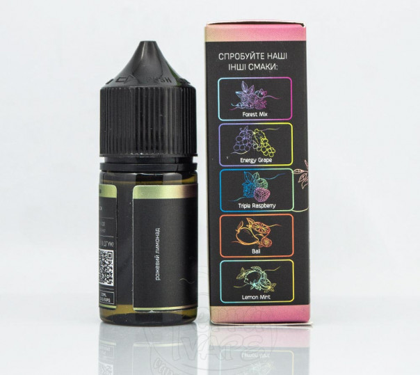 Жидкость Chaser Black Salt New Pink Lemonade 30ml 30mg на солевом никотине со вкусом розового лимонада