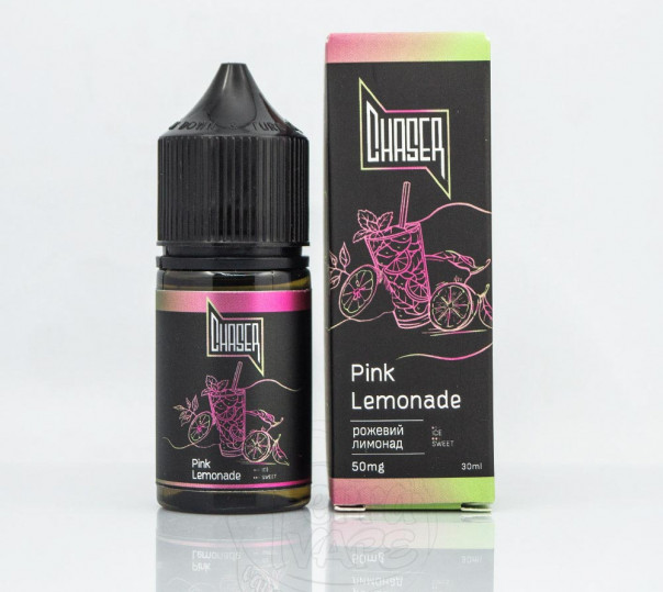 Жидкость Chaser Black Salt New Pink Lemonade 30ml 30mg на солевом никотине со вкусом розового лимонада