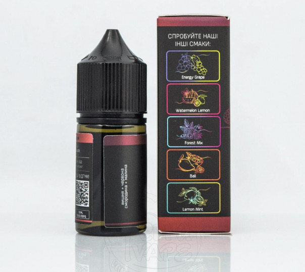 Рідина Chaser Black Salt New Triple Berry 30ml 30mg на сольовому нікотині зі смаком ягід