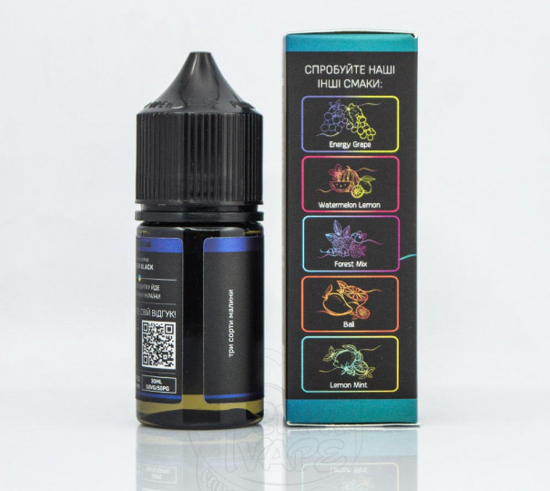 Рідина Chaser Black Salt New Triple Raspberry 30ml 30mg на сольовому нікотині зі смаком малини