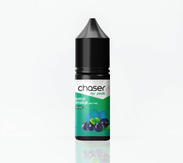 Жидкость Chaser For Pods Salt Ментол Черника 15ml 30mg на солевом никотине