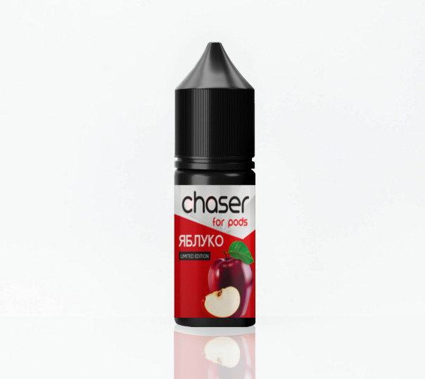 Жидкость Chaser For Pods Salt Яблоко 15ml 30mg на солевом никотине