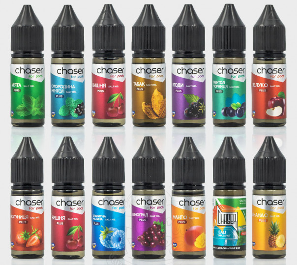 Жидкость Chaser For Pods Plus Salt 15ml на солевом никотине