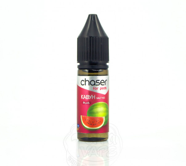 Жидкость Chaser For Pods Plus Salt Арбуз 15ml 30mg на солевом никотине