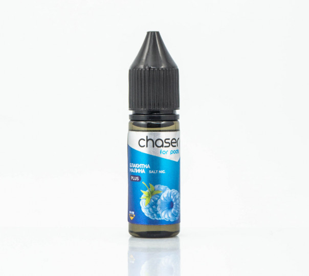 Жидкость Chaser For Pods Plus Salt Голубая малина 15ml 30mg на солевом никотине