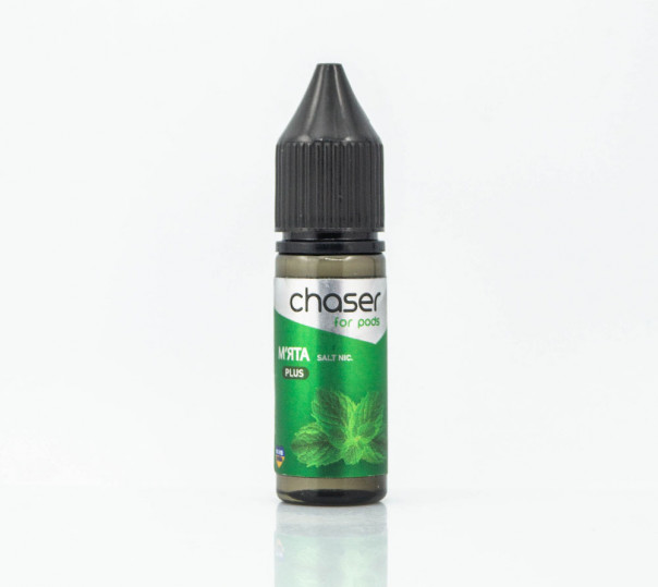 Рідина Chaser For Pods Plus Salt М'ята 15ml 50mg на сольовому нікотині