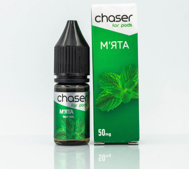 Жидкость Chaser For Pods Salt Мята 10ml 30mg на солевом никотине