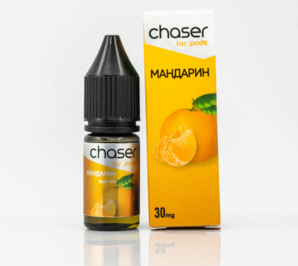 Рідина Chaser For Pods Salt Мандарин 10ml 30mg на сольовому нікотині