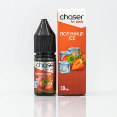 Chaser For Pods Salt Полуниця Ice 10ml 30mg Рідина