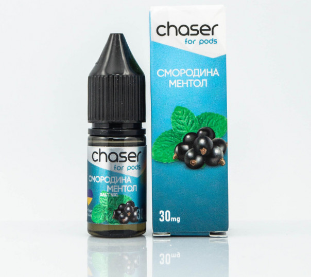 Жидкость Chaser For Pods Salt Смородина ментол 10ml 30mg на солевом никотине