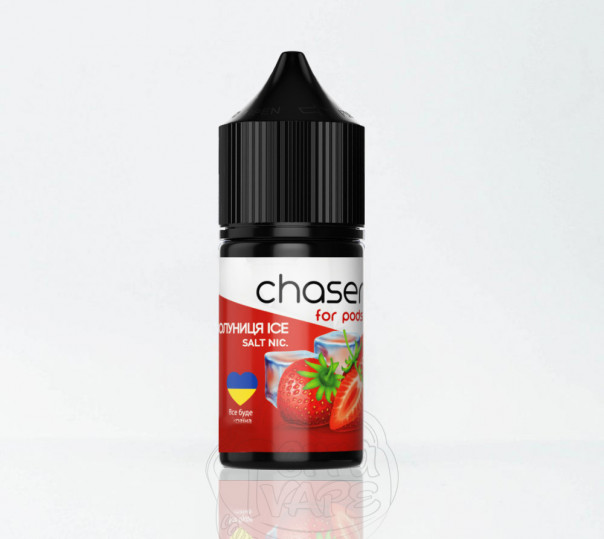 Жидкость Chaser For Pods Salt Клубника Ice 30ml 30mg на солевом никотине