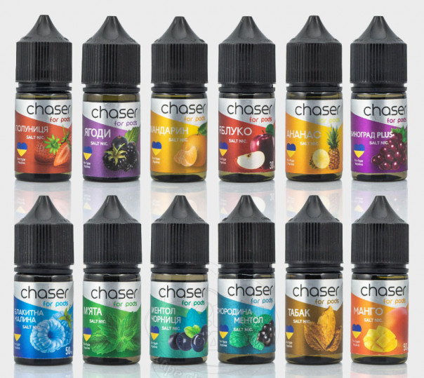 Жидкость Chaser For Pods Salt 30ml на солевом никотине