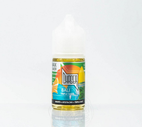 Жидкость Chaser For Pods Salt Bali Triple Shot 30ml 30mg на солевом никотине