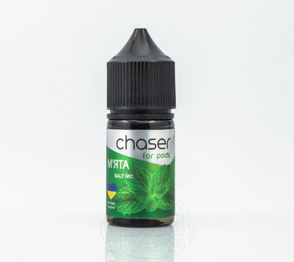 Рідина Chaser For Pods Salt М'ята 30ml 30mg на сольовому нікотині