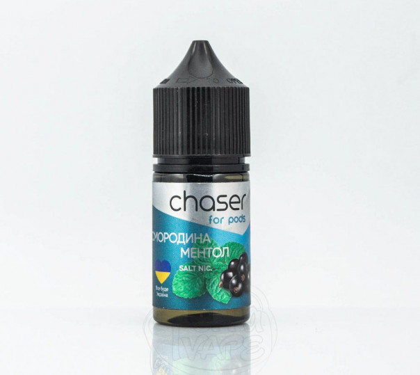 Жидкость Chaser For Pods Salt Смородина Ментол 30ml 30mg на солевом никотине