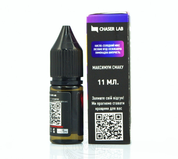 Рідина Chaser Lux Salt Berry Lemonade 11ml 30mg на сольовому нікотині зі смаком ягідного лимонаду