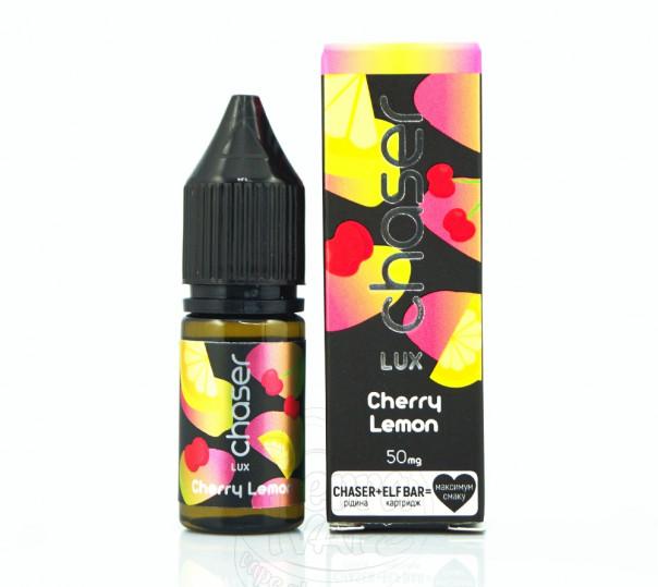 Рідина Chaser Lux Salt Cherry Lemon 11ml 65mg на сольовому нікотині зі смаком вишні та лимону