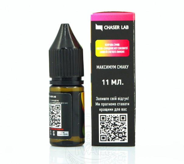 Жидкость Chaser Lux Salt Cherry Lemon 11ml 65mg на солевом никотине со вкусом вишни и лимона