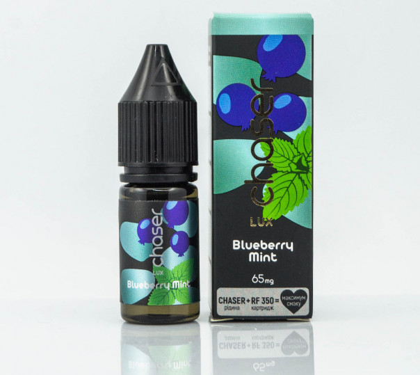 Жидкость Chaser Lux Salt Blueberry Mint 11ml 30mg на солевом никотине со вкусом черники с мятой