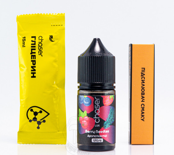 Жидкость Chaser Lux Salt Berry Needles 30ml 50mg со вкусом ягод и хвои (набор компонентов)