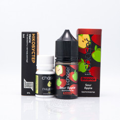 Chaser Lux Salt Sour Apple 30ml 50mg Жидкость