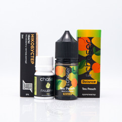 Chaser Lux Salt Tea Peach 30ml 50mg Жидкость