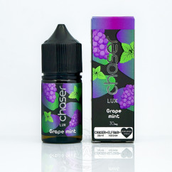 Chaser Lux Salt Grape Mint 30ml 30mg Рідина