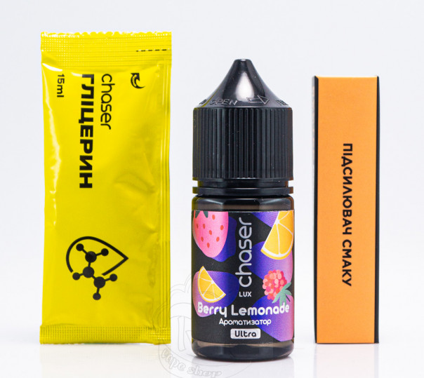 Рідина Chaser Lux Salt Berry Lemonade 30ml 65mg зі смаком ягідного лимонаду (набір компонентів)