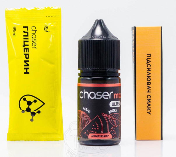 Жидкость Chaser Mix Ultra Salt Арбуз Вишня 30ml 50mg (набор компонентов)