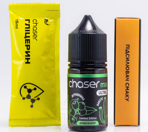 Рідина Chaser Mix Ultra Salt Журавлина Кактус 30ml 50mg (набір компонентів)