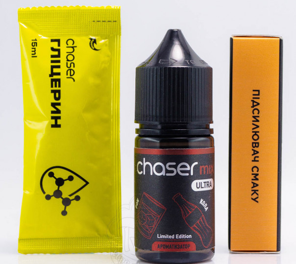Жидкость Chaser Mix Ultra Salt Ром Кола 30ml 50mg (набор компонентов)