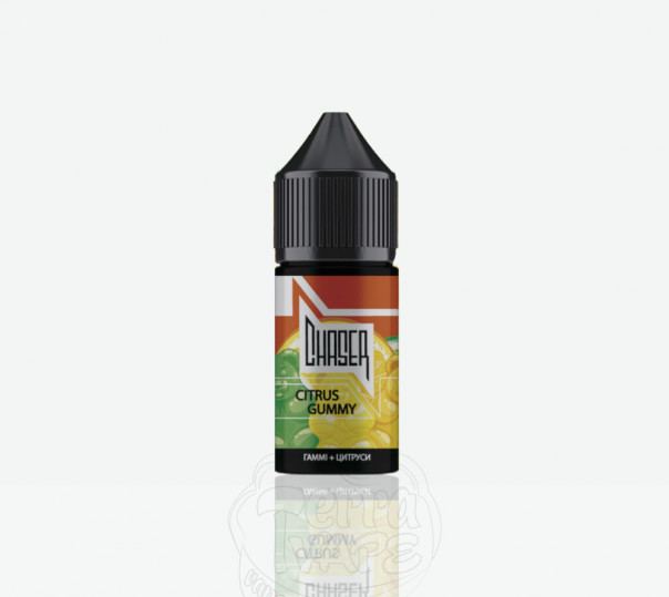 Рідина Chaser Silver Salt Citrus Gummy 30ml 30mg на сольовому нікотині зі смаком цитрусових желейний цукерок