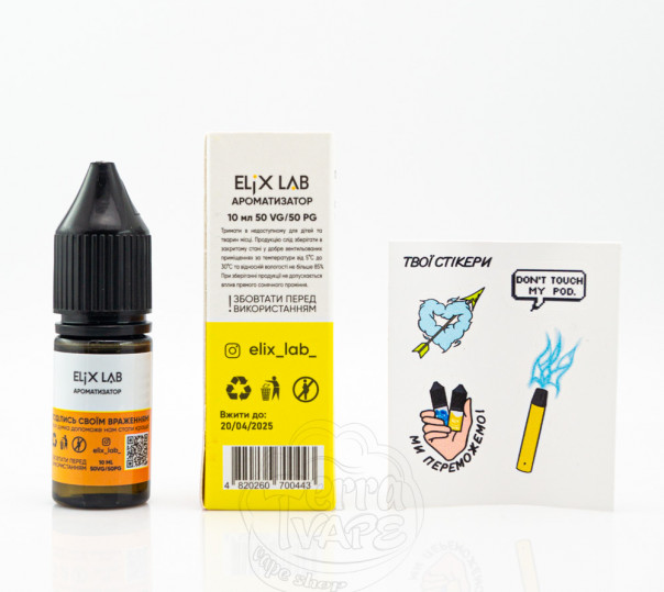 Рідина Elix Salt Банан 10ml 30mg на сольовому нікотині