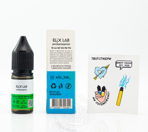 Рідина Elix Salt М'ята 10ml 30mg на сольовому нікотині