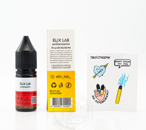 Рідина Elix Salt Нектарин 10ml 30mg на сольовому нікотині