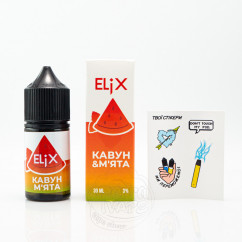 Elix Salt Кавун та м'ята 30ml 30mg