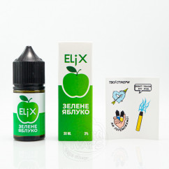 Elix Salt Зелене яблуко 30ml 30mg Рідина