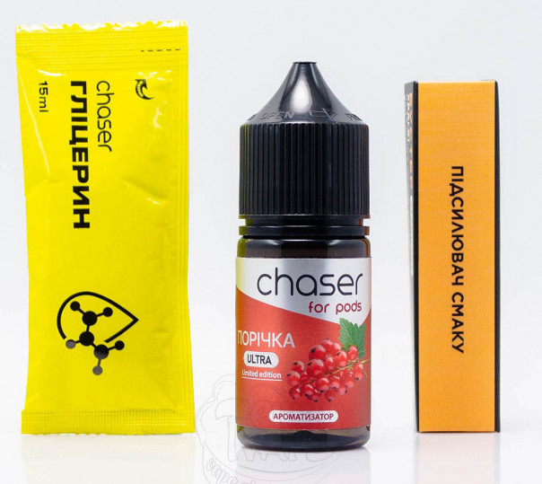 Жидкость Chaser For Pods Ultra Salt Порічка 30ml 50mg (набор компонентов)