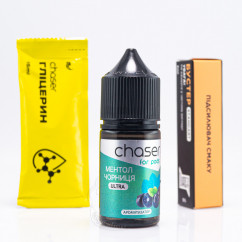 Chaser For Pods Ultra Salt Ментол Чорниця 30ml 50mg