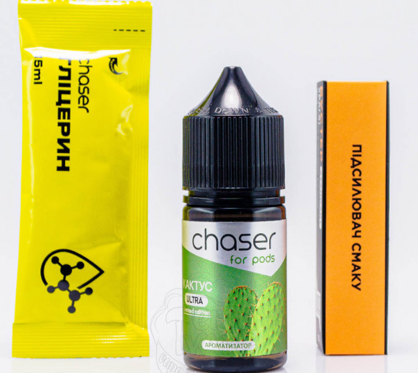 Жидкость Chaser For Pods Ultra Salt Кактус 30ml 65mg (набор компонентов)