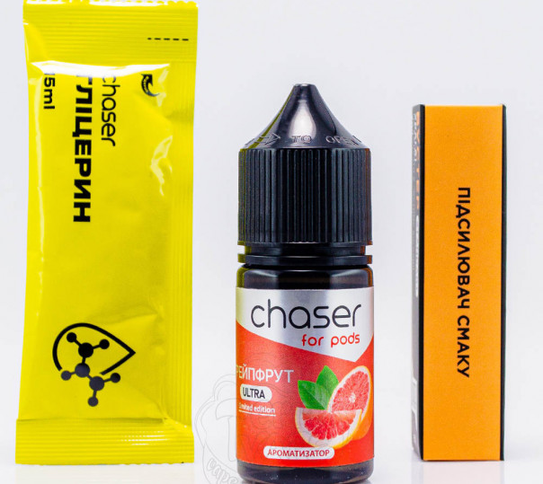 Жидкость Chaser For Pods Ultra Salt Грейпфрут 30ml 65mg (набор компонентов)