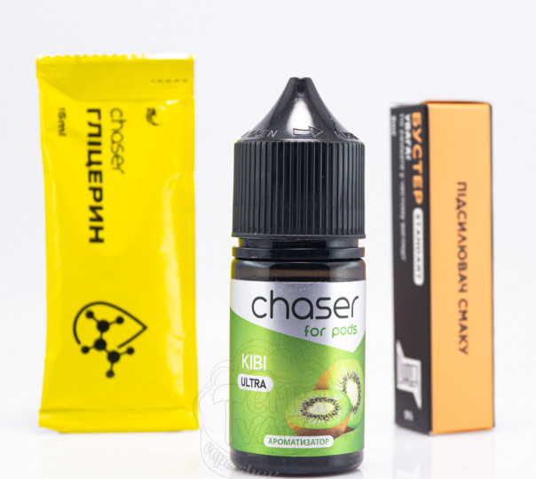 Жидкость Chaser For Pods Ultra Salt Киви 30ml 65mg (набор компонентів)