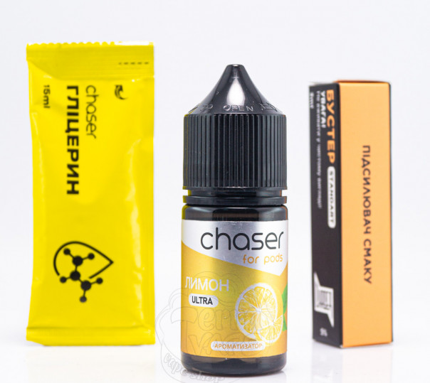 Жидкость Chaser For Pods Ultra Salt Лимон 30ml 65mg (набор компонентов)